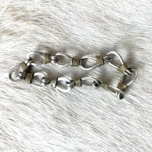 Silver and Brass bracelet